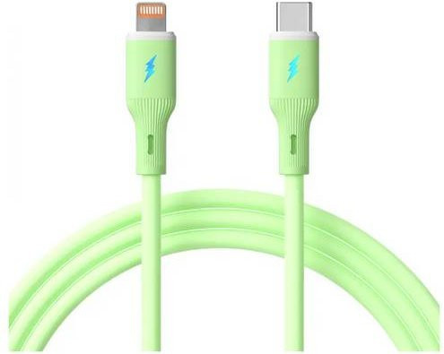 Akyga USB-C auf Apple Lightning Kabel in Grün, Länge: 1 m, AK-USB-73 - Bild 1
