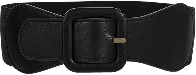 Rd lala Gürtel Kunstleder, schwarz, Damen, 6 cm x 75 cm - Bild 1