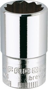 Facom Steckschlüssel 3/8 Zoll 12-Kant in Silber - Bild 1