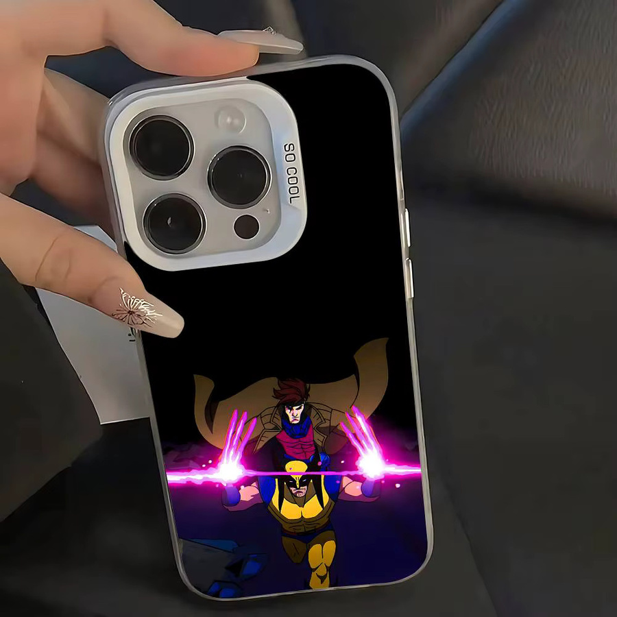 G-Gambit Stoßfeste Handyhülle in Silber und Multicolour für iPhone 11 bis iPhone 17 Pro Max und Plus - Bild 3
