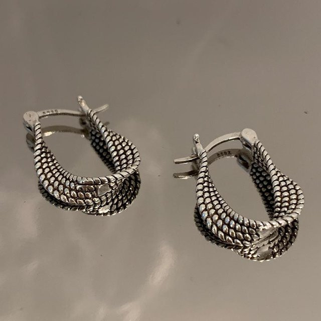 Foxanry Ohrringe, Vintage, Kupfer, Silber, Damen - Bild 1