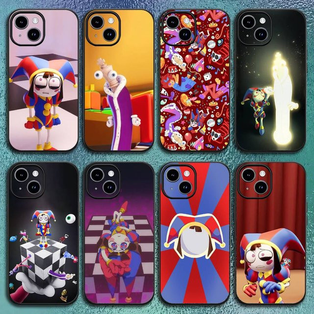 A-Amazing D-digital C-circusES Handyhülle für iPhone 12 bis 16 Pro Max Plus in Schwarz als klassische Softshell-Hülle - Bild 1