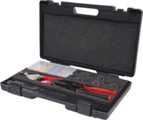 KS Tools Automatik-Crimpwerkzeug-Satz aus Stahl in Schwarz, 283-teilig - Bild 1