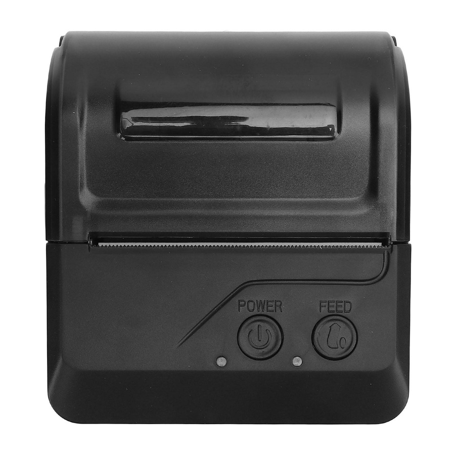 Tragbarer Thermodrucker für Versandetiketten von mfySpace in Schwarz mit USB-A und Bluetooth für Android - Bild 4