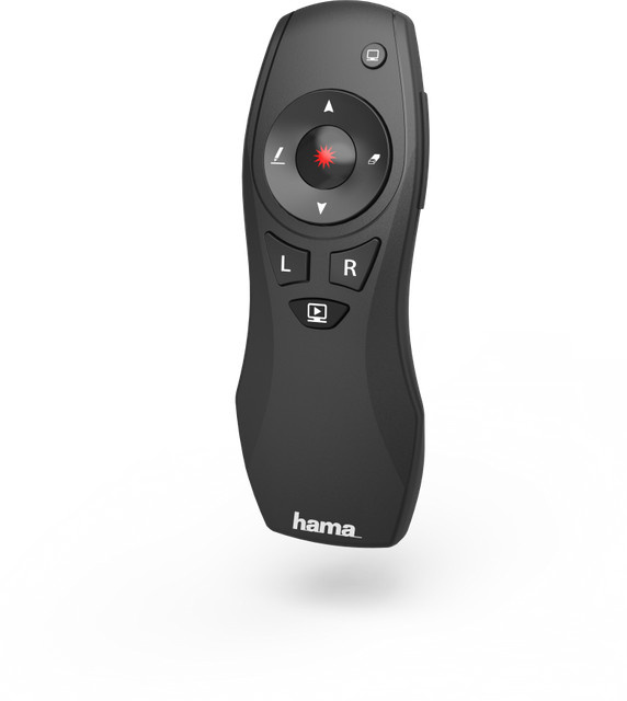 Hama X-Pointer 6in1 Wireless Laser Presenter mit USB-A in Schwarz und Rot - Bild 3