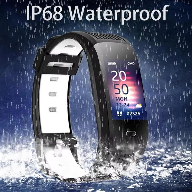 LIGE Smartwatch, Blau, Silikon, Unisex, Wasserdicht - Bild 1