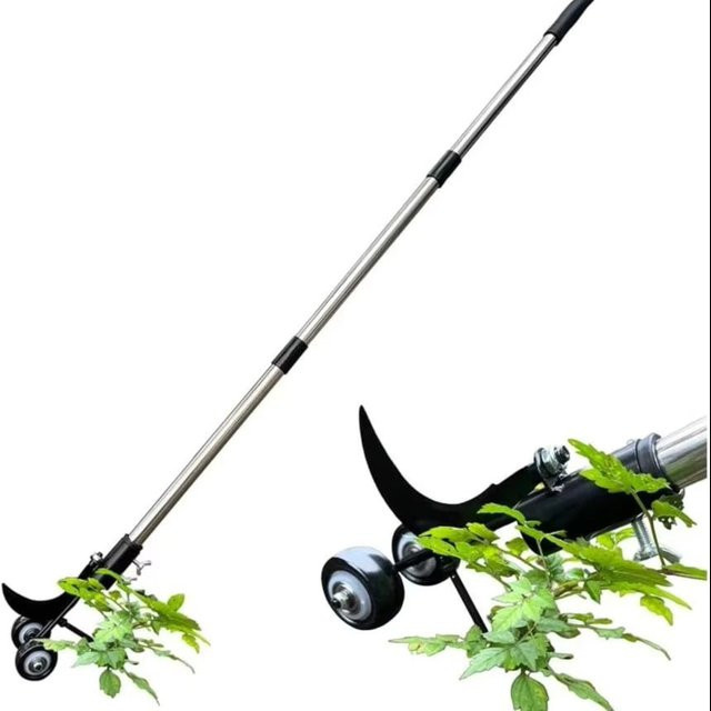 Scimitar Weed Puller mit Rädern und Stiel – Unkrautstecher und Unkrautzieher für den Garten und Bürgersteig - Bild 1