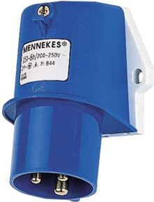 Mennekes CEE-Wandstecker TA 16A 3p 6h 230V IP44 Blau - Bild 1