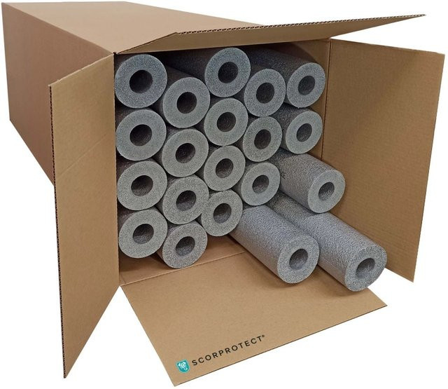 Scorprotect PE Rohrisolierung grau angeschlitzt B/H/L: 35 x 25 x 100 cm - Bild 1