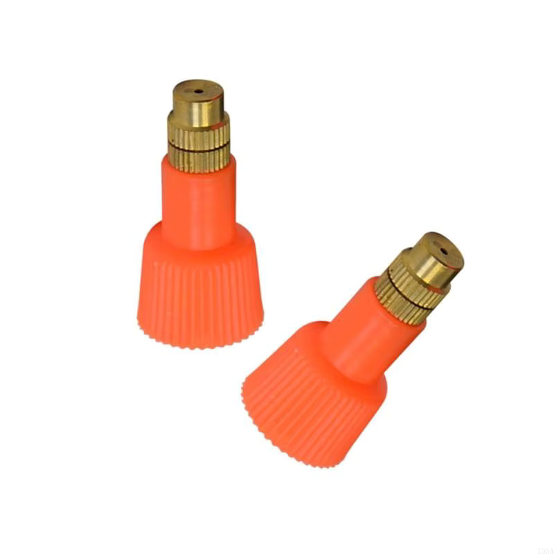 2er-Pack verstellbare Sprühdüsen aus Kunststoff in Orange für 2L bis 3L Flaschen - Bild 3