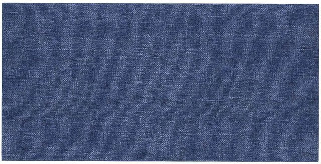 vidaXL Wandkopfteile 12er Set Blau aus Stoff, B/H: 30 x 15 cm - Bild 1