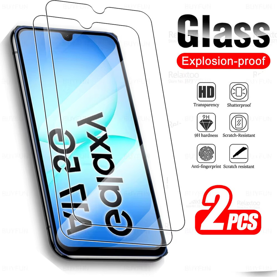 2 Stück Displayschutzfolie aus Glas für Samsung Galaxy A17 5G A16 A15 4G in Transparent - Bild 6
