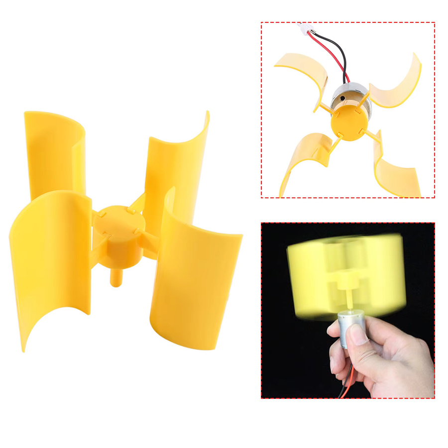 Fdit DIY Kit Windkraftanlage, Wissenschaft Modell, Kunststoff - Bild 3