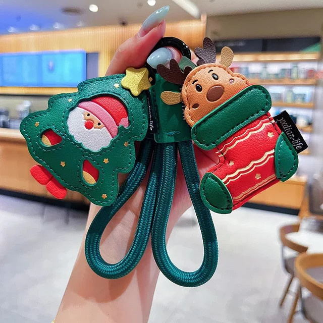 Schlüsselanhänger Weihnachtsmann, Unisex - Bild 1