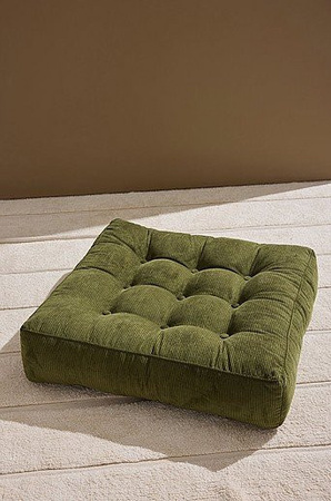 Luca Bodenkissen Manchester Corduroy in Pastill, B/T/H: 64 x 64 x 15 cm