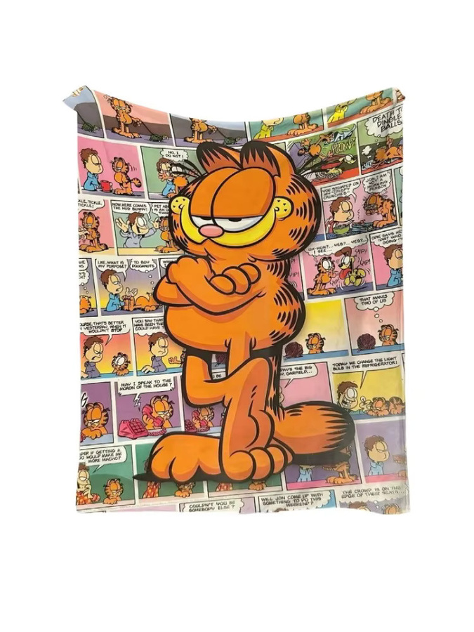 Garfield Motiv Badetuch und Decke in Multicolour für Strand, Heim oder Büro - Bild 4