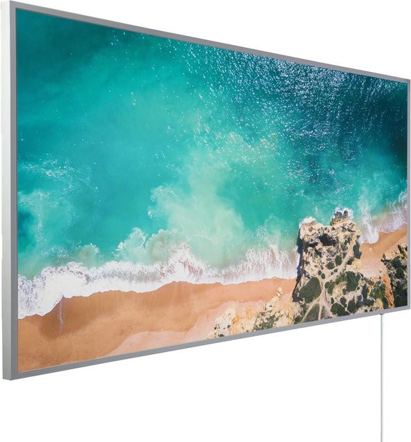 Könighaus Infrarotheizung Panorama-Serie Traumstrand 2, Multicolor, B: 120 cm, H: 60 cm, T: 60 cm, 1000 W - Bild 1