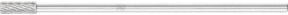 PFERD TOOLS Hartmetall Frässtift Zylinder ZYA universal mittel kreuzverzahnt, Durchmesser: 8 mm, Länge: 20 mm, Schaft-Durchmesser: 6 mm, Schaft-Länge: 150 mm - Bild 1