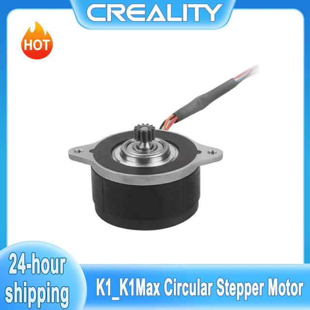 Creality Original-Extruder-Motor für K1, K1 Max und Ender-3 V3 FDM-Drucker, 1,8 Grad Schrittmotor mit 12 Zahnrad, Schwarz - Bild 1