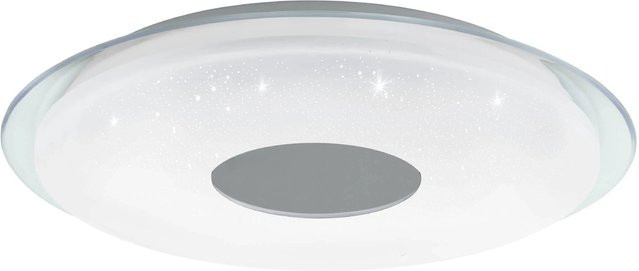 Eglo LED-Deckenleuchte Lanciano-Z CCT in Weiß-Transparent mit Fernbedienung und Dimmer, Durchmesser: 56 cm - Bild 1