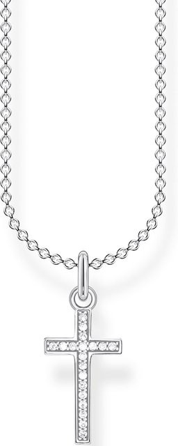Thomas Sabo Halskette, 925 Silber, Zirkonia, Damen - Bild 1