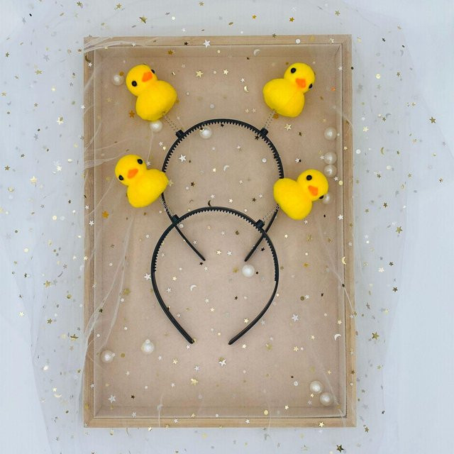 YULIN Haarspangen, Gelbe Enten, Plastik, Unisex - Bild 1