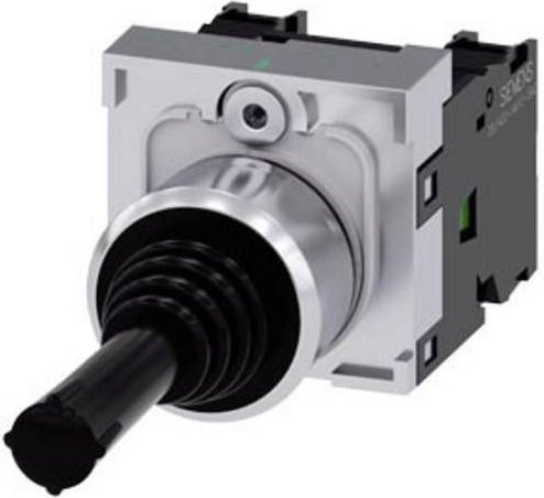 Siemens 3SU1150-7AA88-1NA0 Koordinatenschalter in Schwarz und Grau aus Metall mit IP65 und IP67 Schutzart - Bild 1