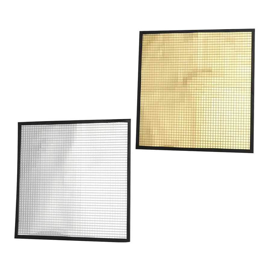 Flexibler Multi-Optischer Lichtreflektor mit Mehrfach-Spiegel in Silber, Breite: 23,88 cm, Breite: 23,88 cm - Bild 1