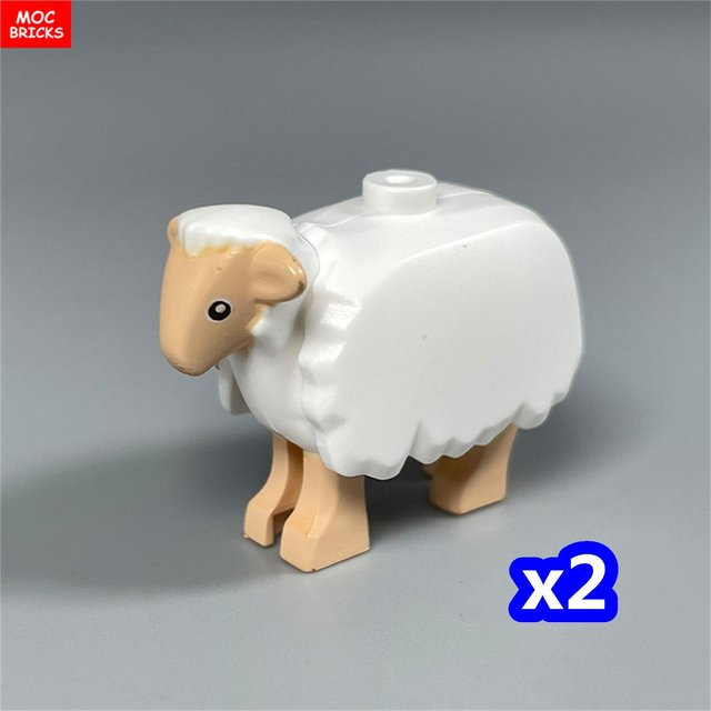 Yiran toy MOC Bausteine Tier Schaf Bauernhof, Zubehör, ab 6 Jahren - Bild 1