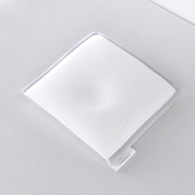 Theraline Babykopfkissen Größe 1 in Weiss mit 3D-Abstandsgewebe - Bild 1