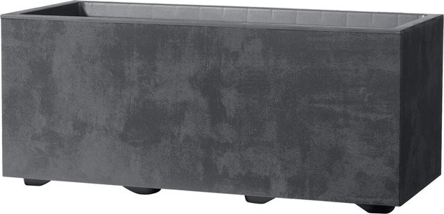 Deroma Pflanzkasten Millennium Anthrazit B/T/H: 59 x 25 x 25 cm - Bild 1