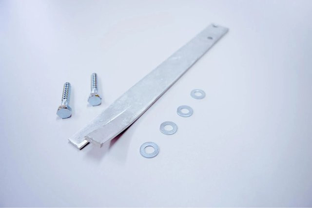 WEKA Bodenanker-Set für Klettergerüst Tabaluga, 8 Stück, Metall, silberfarben - Bild 1