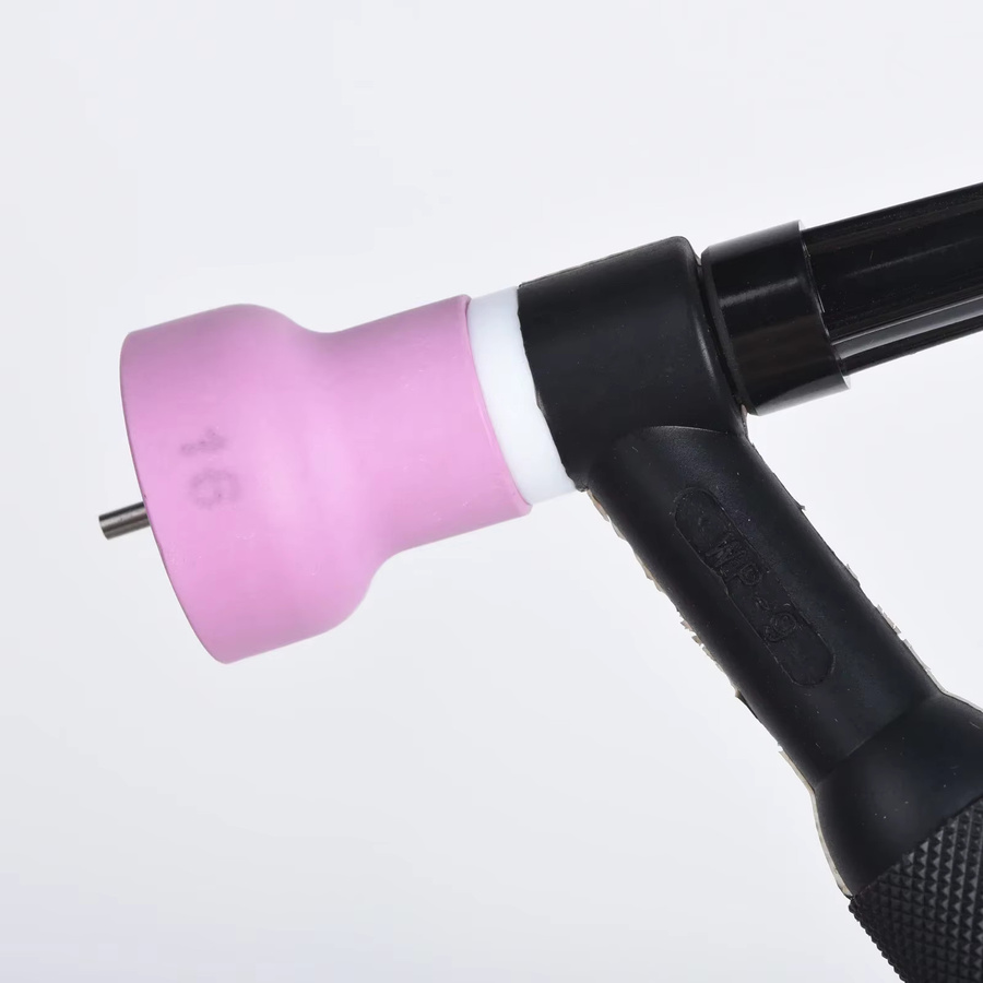 HA&VS 3er Set WIG-Schweißzubehör aus Keramik und Aluminiumoxid mit Gaslinsen und Stubby-Spannzangen für WP9 20 25 Taschenlampen - Bild 3