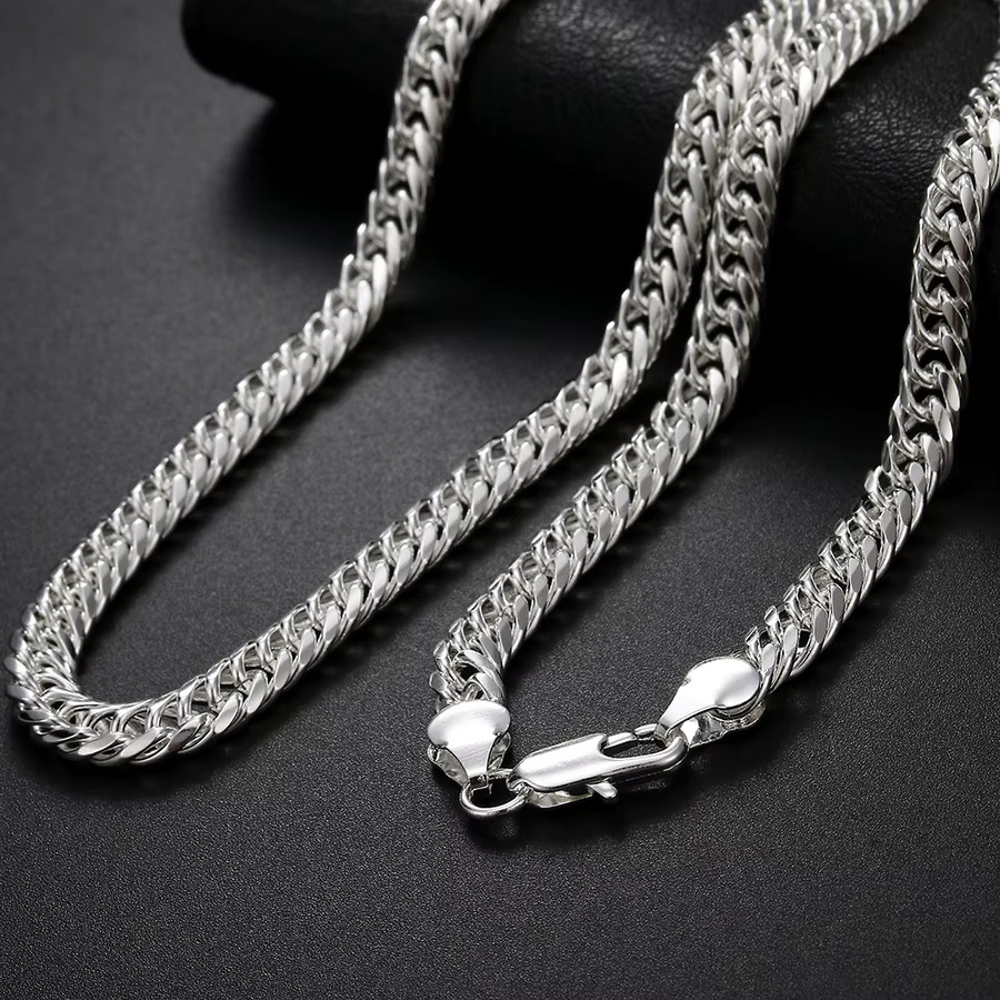 Chshine Halskette 925 Sterling Silber, 6mm, Unisex - Bild 3
