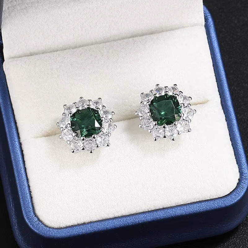 ZSHANSGL Ohrringe, 925 Silber, Zirkonia, Damen - Bild 1