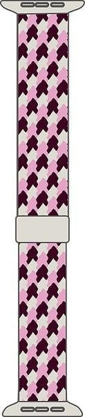 iDeal of Sweden Uhrenarmband Soft Braid, Cherry Crush, Unisex - Bild 1