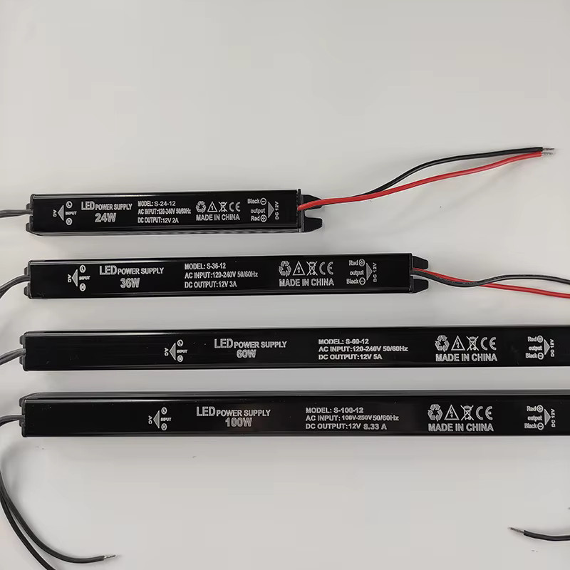 Manviv LED Netzteil Treiber für DC 12V 24V Stromversorgung, Schwarz - Bild 4