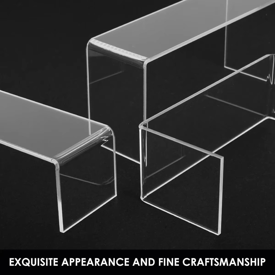 Willstar Acryl Display Stand Multifunktionales Transparentes Mini Modell Lagerungs-Rack für Parfüm Schmuck und Deko Organizer - Bild 4