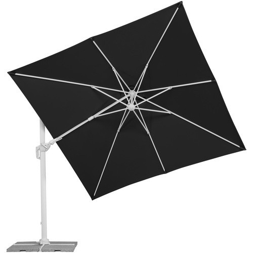 Schneider Schirme Ampelschirm Rhodos Twist Anthrazit mit UPF 50+ und Aluminiumgestell B/T: 300 x 300 cm - Bild 3