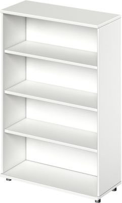Schäfer Shop Genius Regal TETRIS WOOD mit 4 Fachböden, weiß, Breite: 100 cm - Bild 1