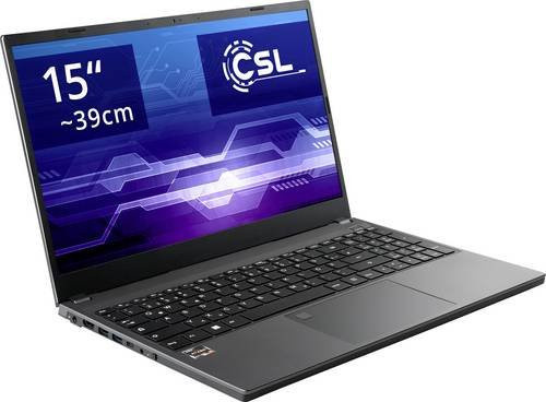 CSL Computer Notebook R'Evolve C15 Grau mit AMD Ryzen 5 5500U, 8GB RAM, 4TB SSD und 15,6 Zoll Full HD Display, QWERTZ Tastatur - Bild 1