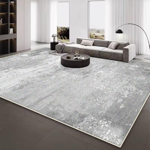 JGJG Wohnzimmerteppich Modern Abstrakt Gestreift aus Polyester, Rutschfest und Waschbar, B: 140 cm, T: 200 cm - Bild 1