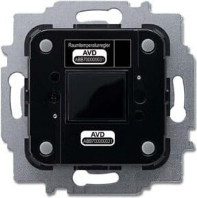 Busch-Jaeger Temperaturregler mit Display 6108/18 in Schwarz - Bild 1