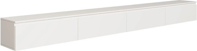 Selsey TV-Hängeboard Bemmi in Weiß, minimalistisches Design, Breite: 300 cm - Bild 1