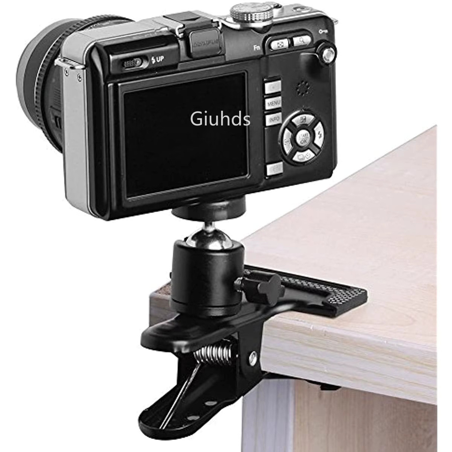 Lousxy Metall Clip Hintergrund Halterung mit Gummi Schutzhülle in Schwarz für Foto Studio Fotografie Zubehör - Bild 4