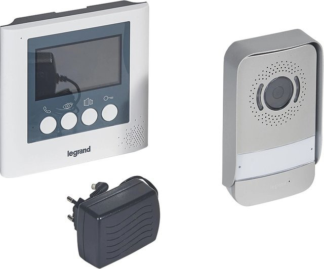 Legrand Video-Türsprechanlagen-Set 4,3 Zoll in Silber - Bild 1