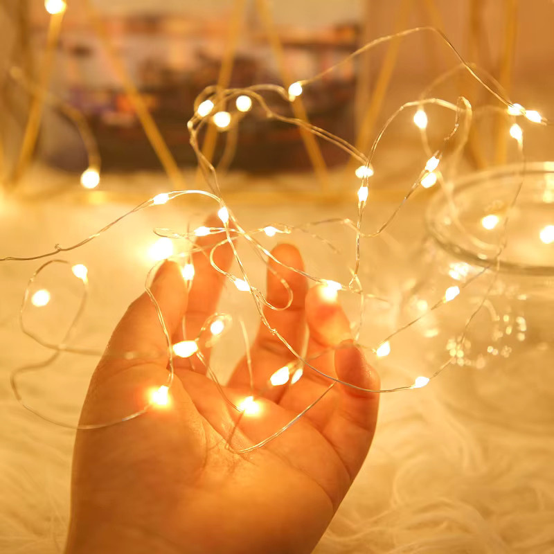 Feimefeiyou LED Lichterkette Warmweiß Wasserdicht für Outdoor Garten und Party Dekoration - Bild 4