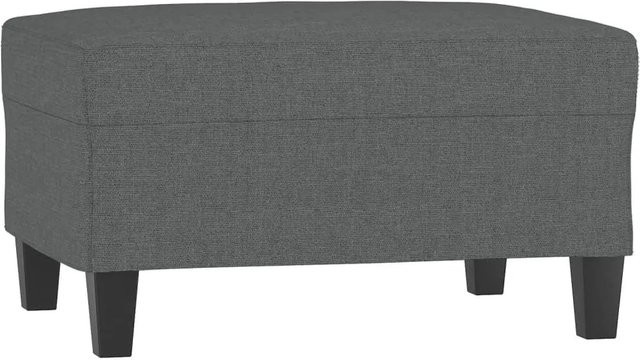vidaXL Fußhocker Dunkelgrau mit Stoffbezug B/T/H: 70 x 55 x 41 cm - Bild 1