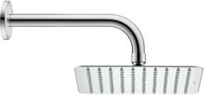 Duravit Kopfbrause 1jet 300 Rain in Chrom, B/B/H: 30 x 30 x 3 cm - Bild 1