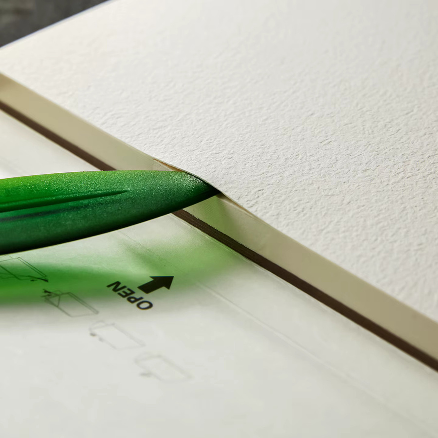 Baohong Aquarellblock aus 100% Baumwolle, 300g/m², Kaltgepresst, Vierseitig Gebundenes Skizzenbuch für Künstler und Studenten - Bild 3